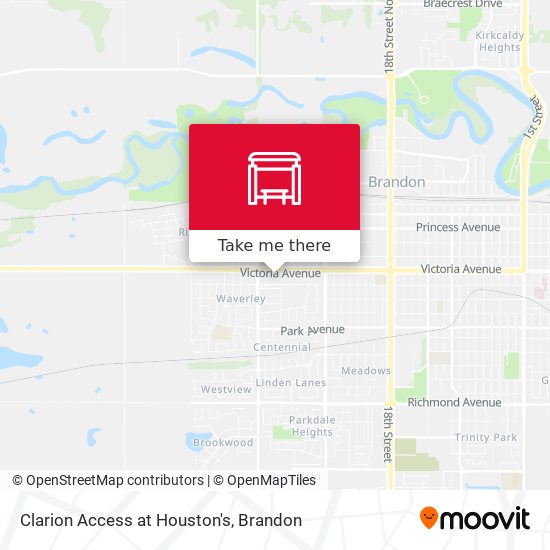 Clarion Access at Houston's map