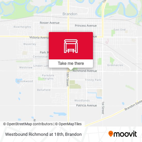 Westbound Richmond at 18th plan