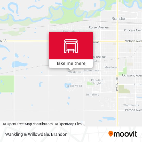 Wankling & Willowdale map