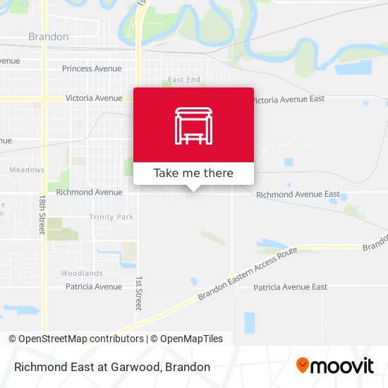 Richmond East at Garwood map