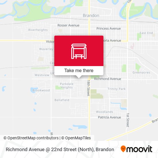 Richmond Avenue @ 22nd Street (North) map