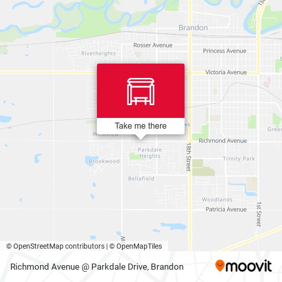 Richmond Avenue @ Parkdale Drive map