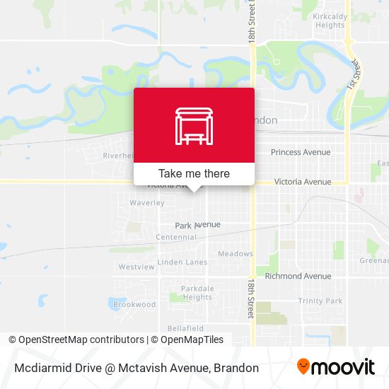 Mcdiarmid Drive @ Mctavish Avenue map