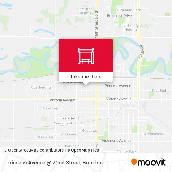 Princess Avenue @ 22nd Street map