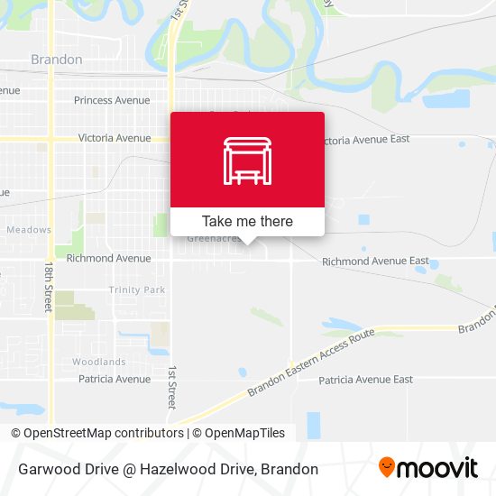 Garwood Drive @ Hazelwood Drive map