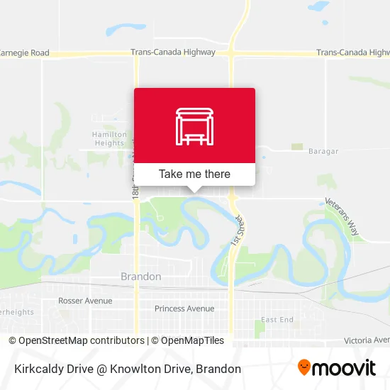 Kirkcaldy Drive @ Knowlton Drive map