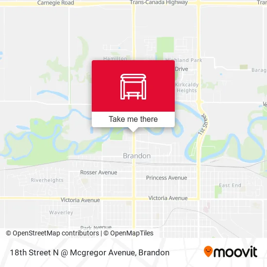 18th Street N @ Mcgregor Avenue map