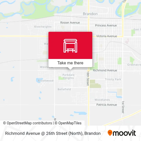 Richmond Avenue @ 26th Street (North) map