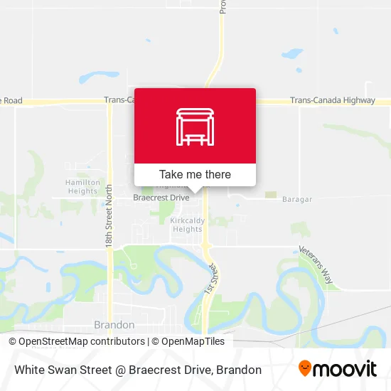 White Swan Street @ Braecrest Drive map
