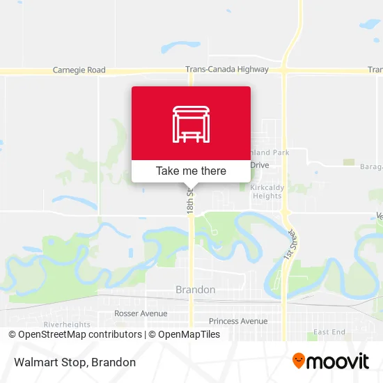 Walmart Stop map
