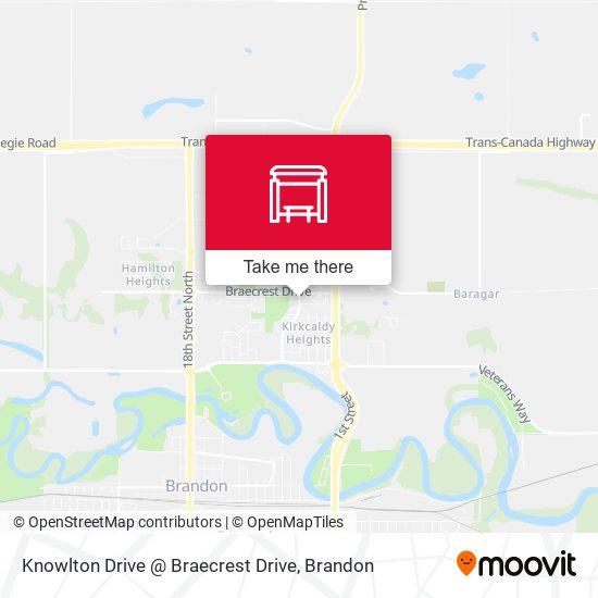 Knowlton Drive @ Braecrest Drive map