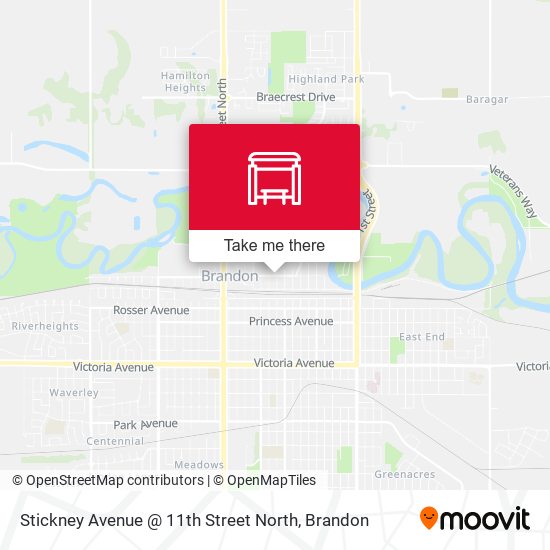 Stickney Avenue @ 11th Street North map