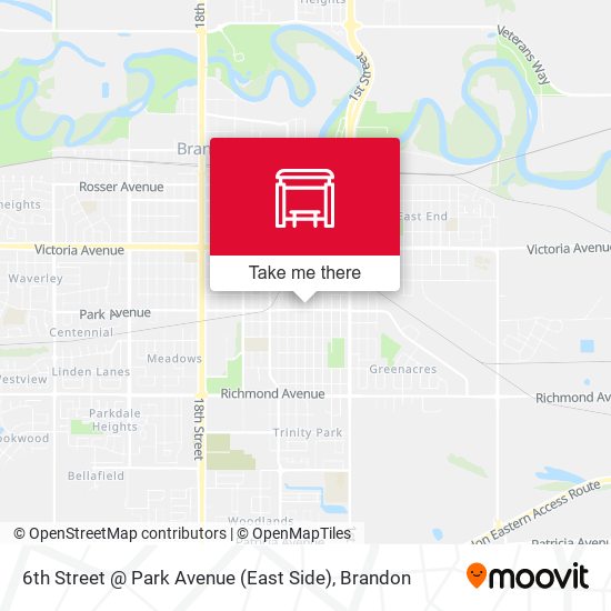 6th Street @ Park Avenue (East Side) map