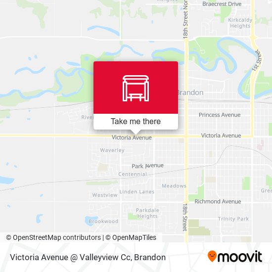 Victoria Avenue @ Valleyview Cc map