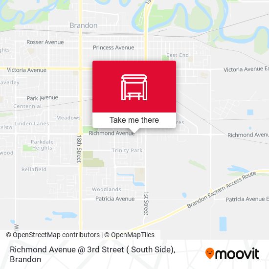 Richmond Avenue @ 3rd Street ( South Side) map