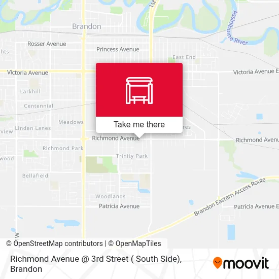 Richmond Avenue @ 3rd Street ( South Side) map
