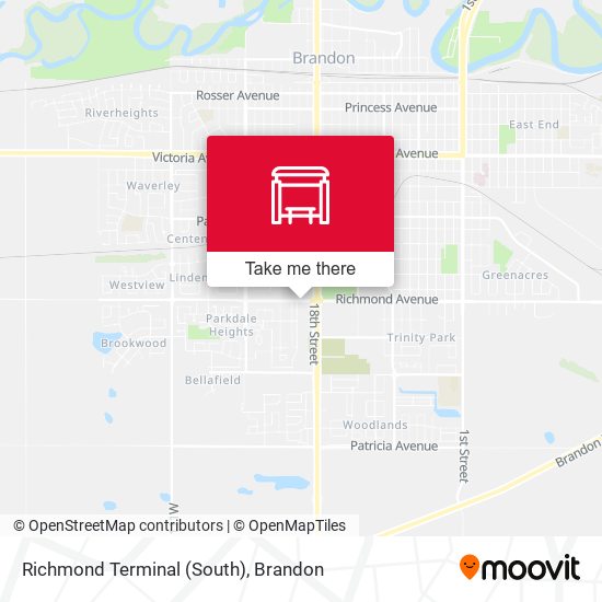 Richmond Terminal (South) map