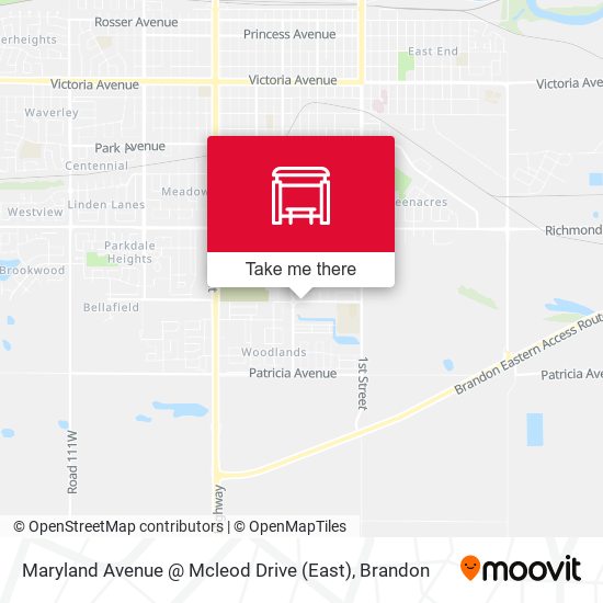 Maryland Avenue @ Mcleod Drive (East) map