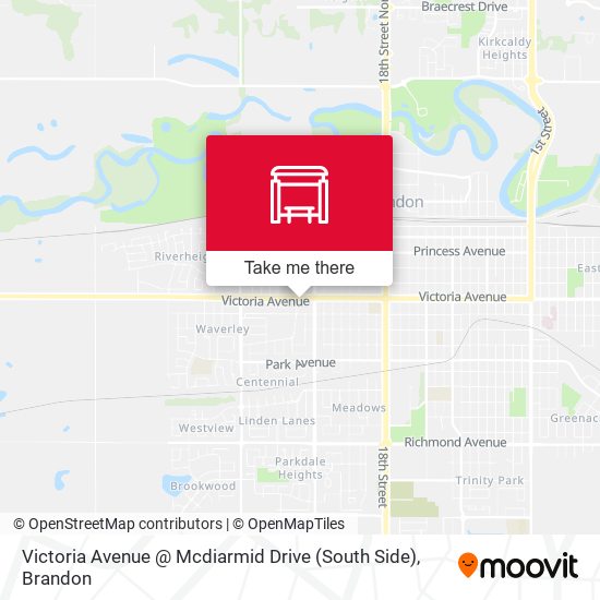 Victoria Avenue @ Mcdiarmid Drive (South Side) map