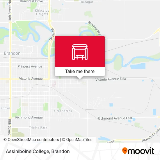 Assiniboine College map