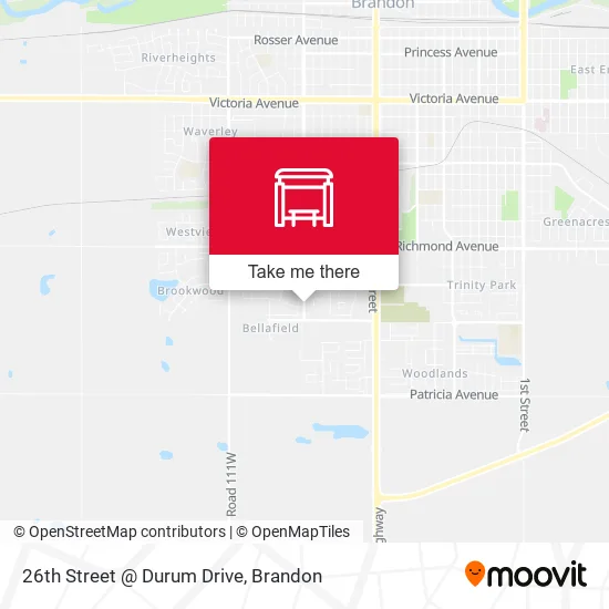 26th Street @ Durum Drive map