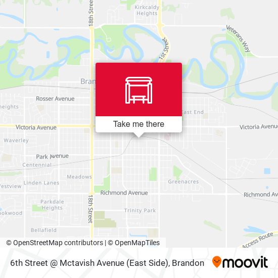 6th Street @ Mctavish Avenue (East Side) map