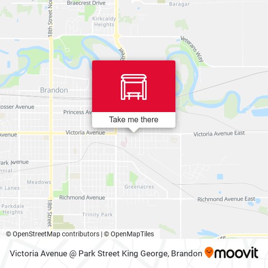 Victoria Avenue @ Park Street King George map