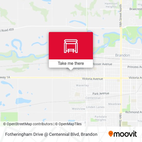 Fotheringham Drive @ Centennial Blvd map