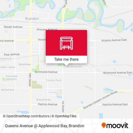 Queens Avenue @ Applewood Bay map