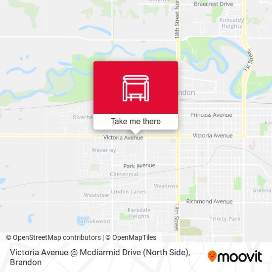 Victoria Avenue @ Mcdiarmid Drive (North Side) map