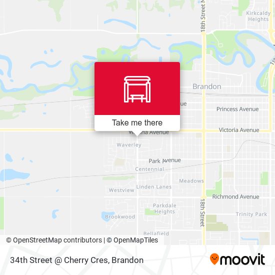 34th Street @ Cherry Cres map