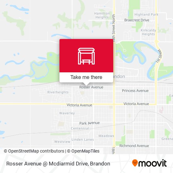Rosser Avenue @ Mcdiarmid Drive map