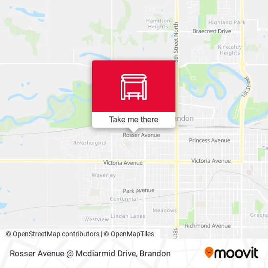 Rosser Avenue @ Mcdiarmid Drive map