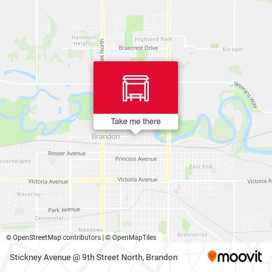 Stickney Avenue @ 9th Street North map
