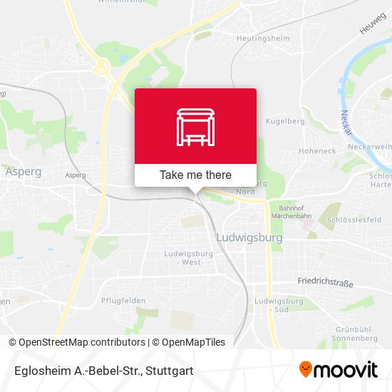 Eglosheim A.-Bebel-Str. map
