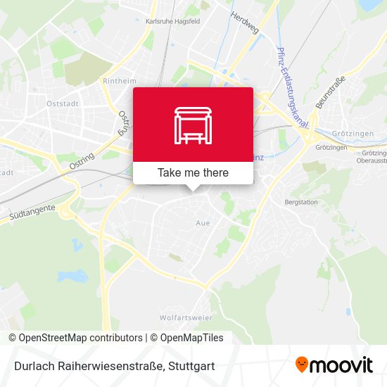 Durlach Raiherwiesenstraße map