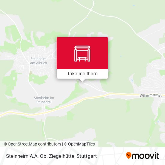 Steinheim A.A. Ob. Ziegelhütte map