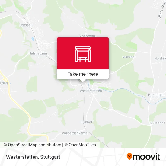 Westerstetten map