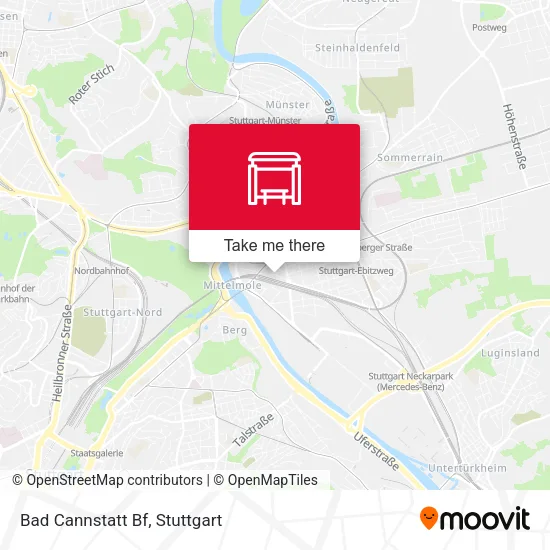 Карта Bad Cannstatt Bf