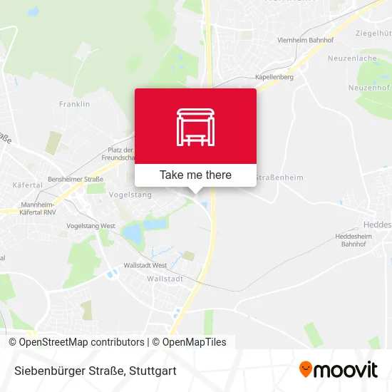 Карта Siebenbürger Straße