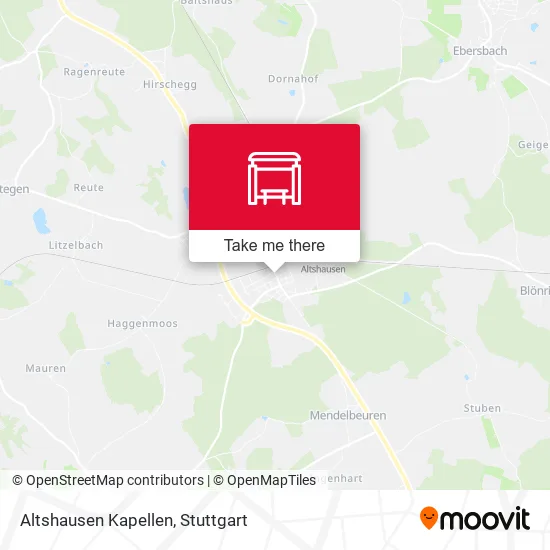 Карта Altshausen Kapellen