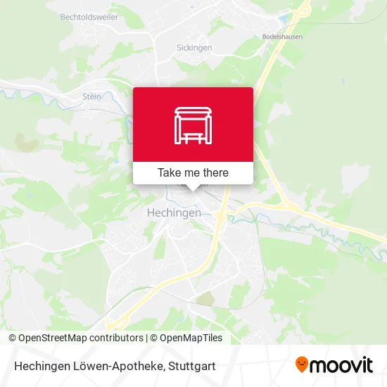 Карта Hechingen Löwen-Apotheke