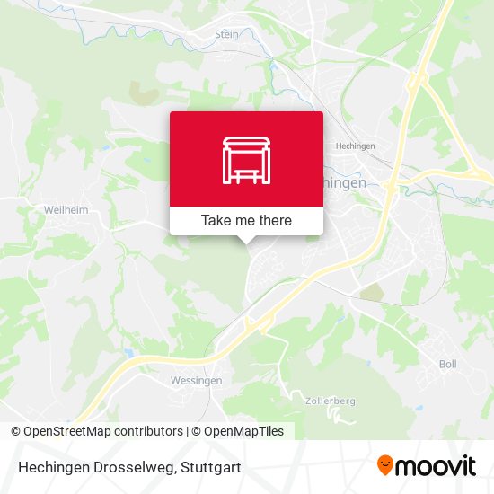 Hechingen Drosselweg map