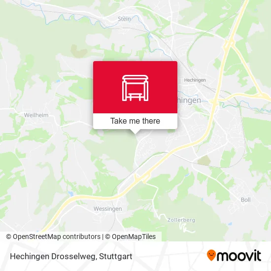 Карта Hechingen Drosselweg