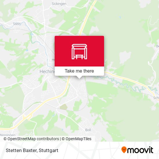 Карта Stetten Baxter