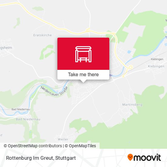 Карта Rottenburg Im Greut