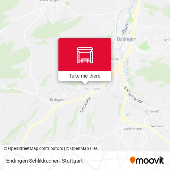 Карта Endingen Schlikkuchen