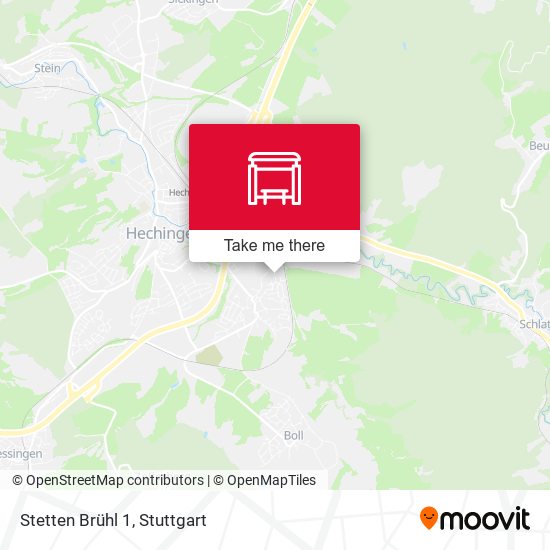Карта Stetten Brühl 1