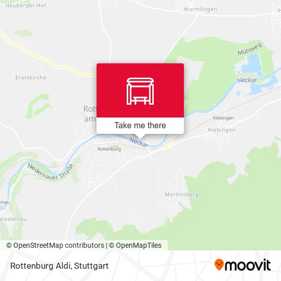 Карта Rottenburg Aldi