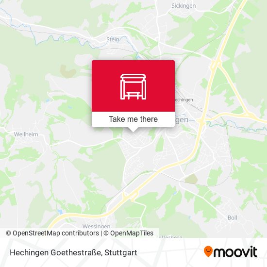 Карта Hechingen Goethestraße